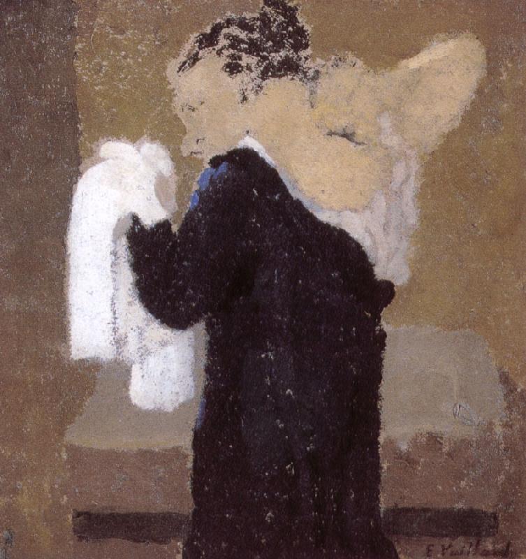 Edouard Vuillard Lady is being scrubbed of Vial oil painting image